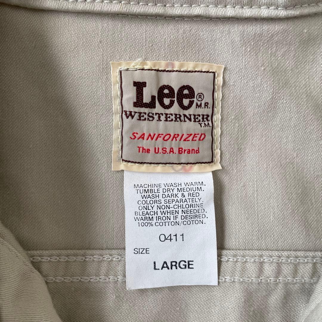 タグ付き デッドストック！！【90’s】日本製 Lee ウエスターナー L