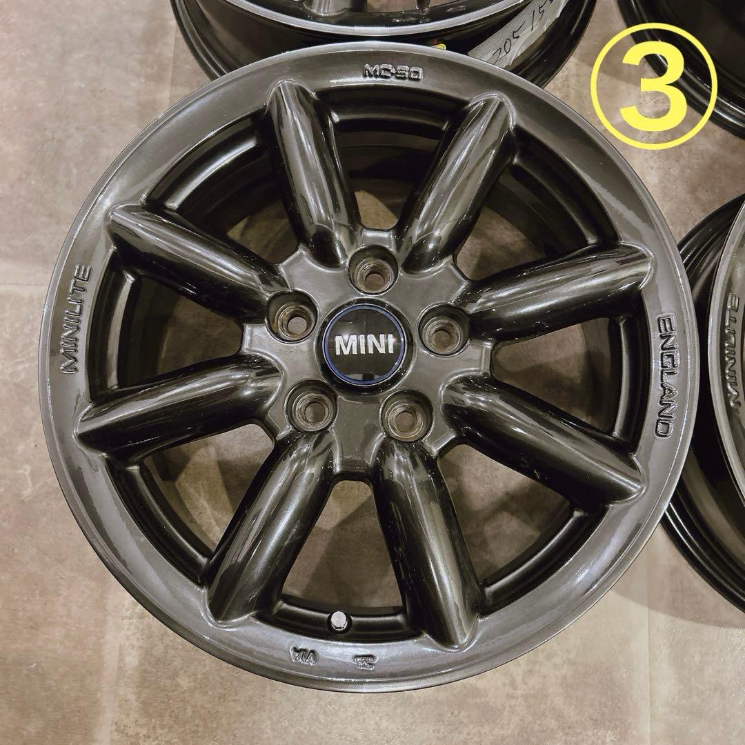 【MINI ミニクーパー】純正ホイール ブラック 4本セット 16インチ