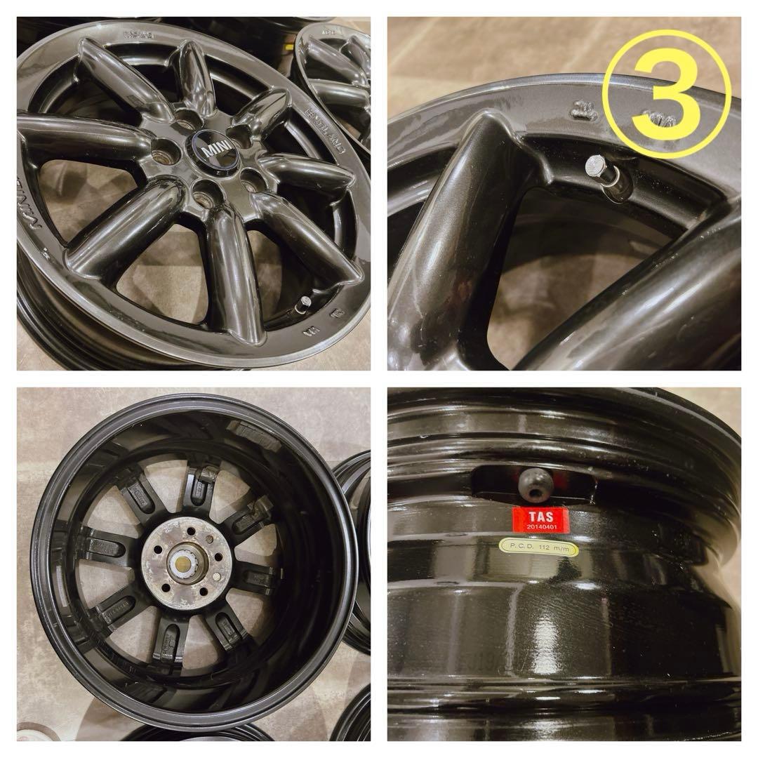 【MINI ミニクーパー】純正ホイール ブラック 4本セット 16インチ