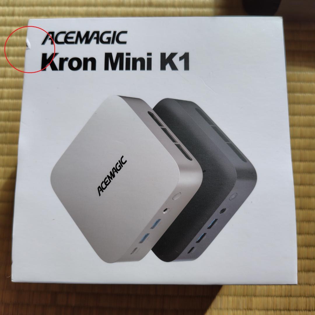 ACEMAGIC Kron Mini K1 ミニPC SSD1TB(増設済)