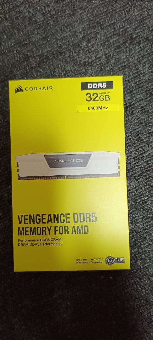 未開封品 Corsair Vengeance DDR5 32GB 6400MHz