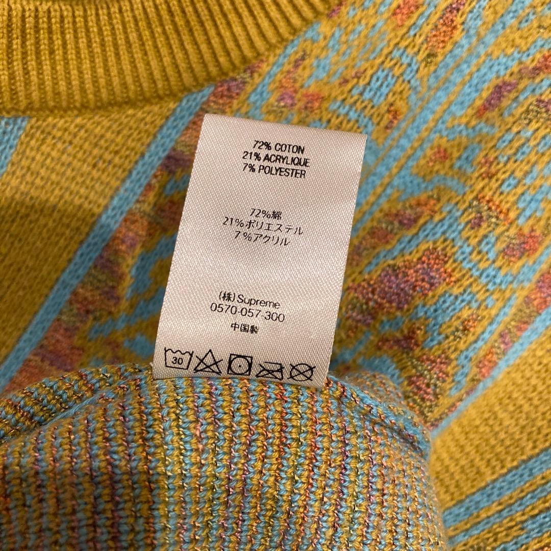 【yoshi】Supreme ニット セーター タペストリー