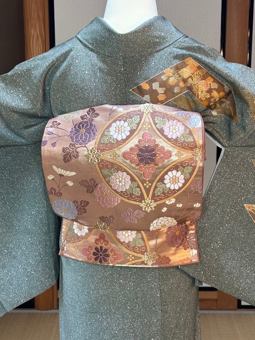 正絹たたき染め上品な訪問着