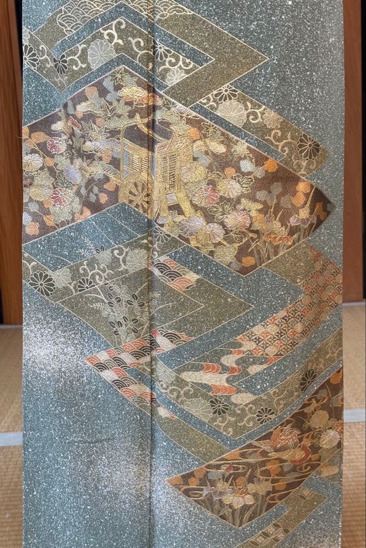 正絹たたき染め上品な訪問着