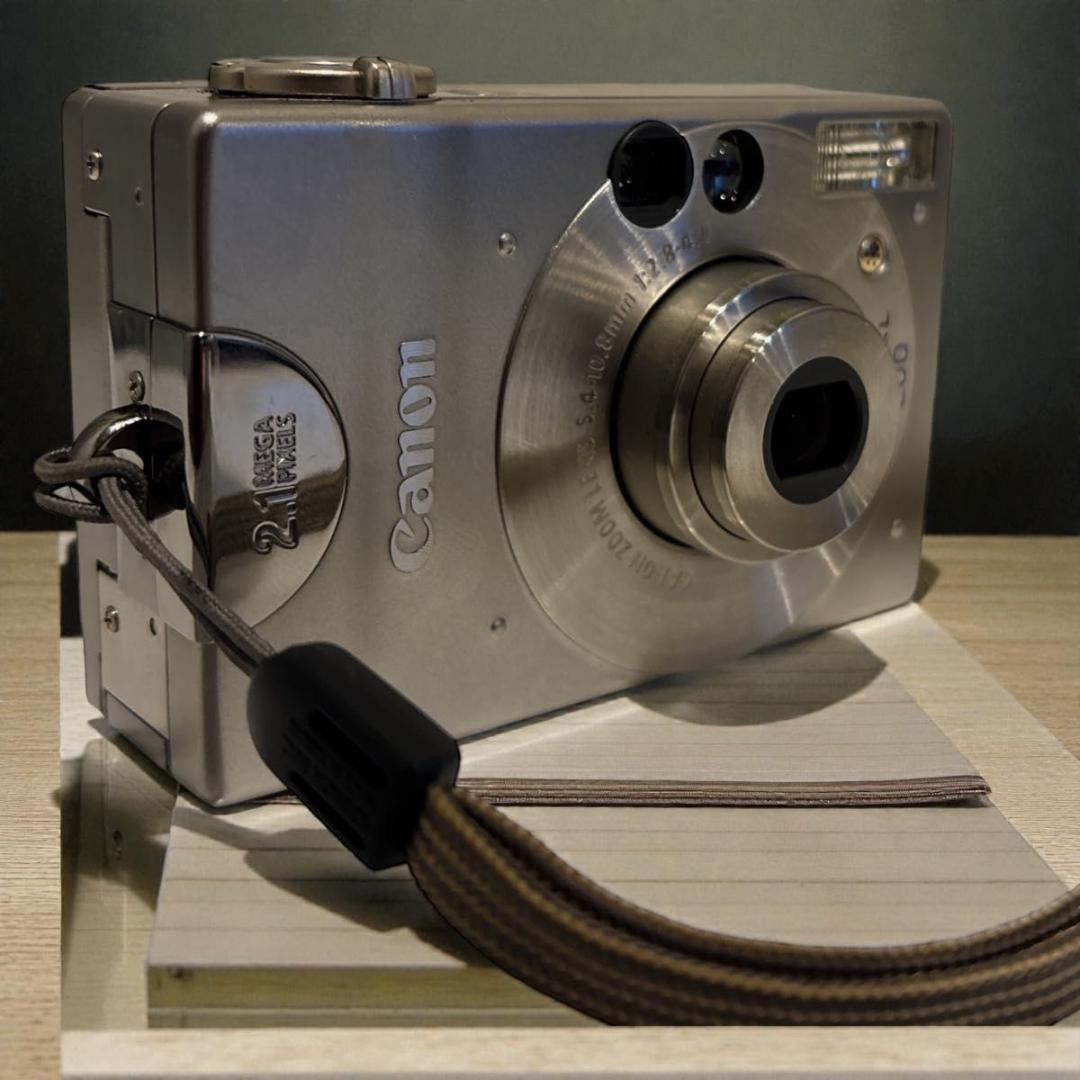 【美品レトロ】Canon IXY DIGITAL 200 シルバー　完動品
