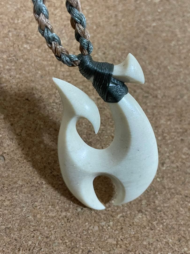 ボーンカービングネックレス(sw41)マッコウ値下げ