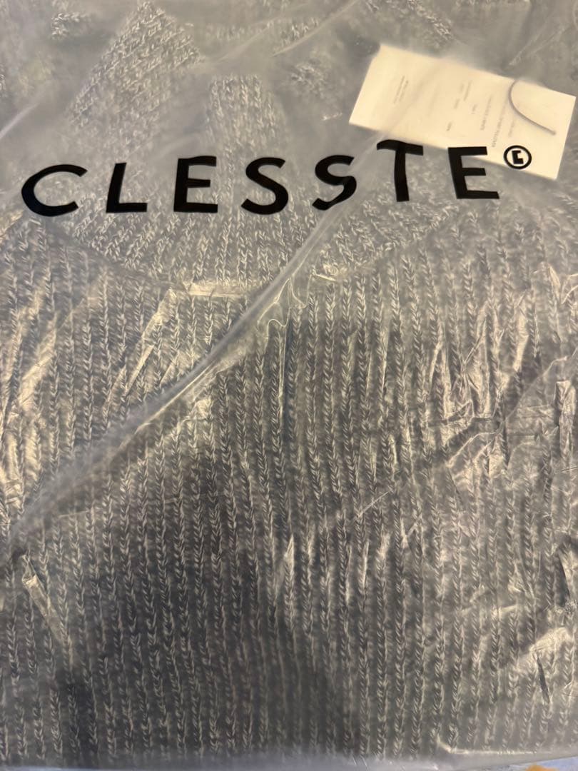 トップス CLESSTE FINE WOOL ZIP KNIT PULLOVER