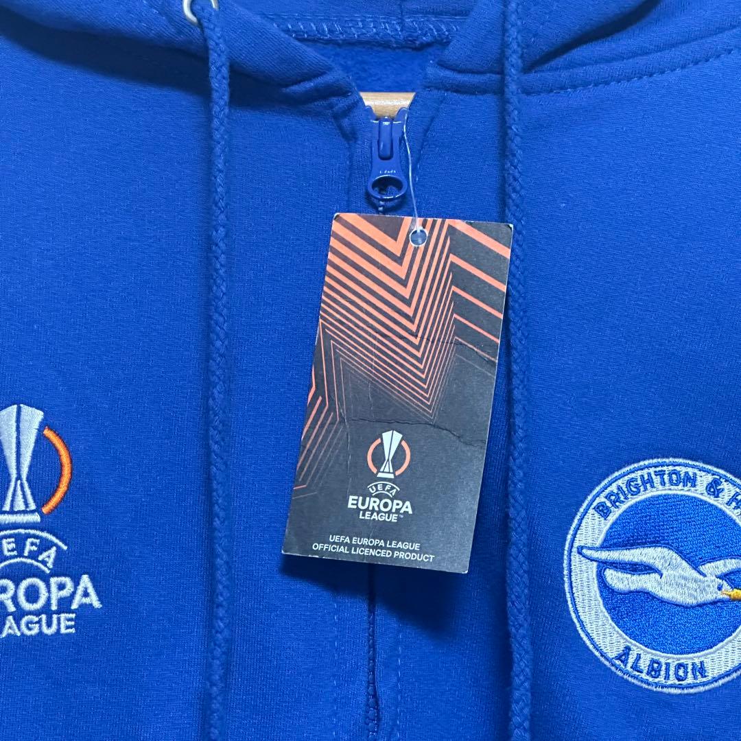 【新品未使用】ブライトン UEFA ヨーロッパリーグ フード付きパーカー S