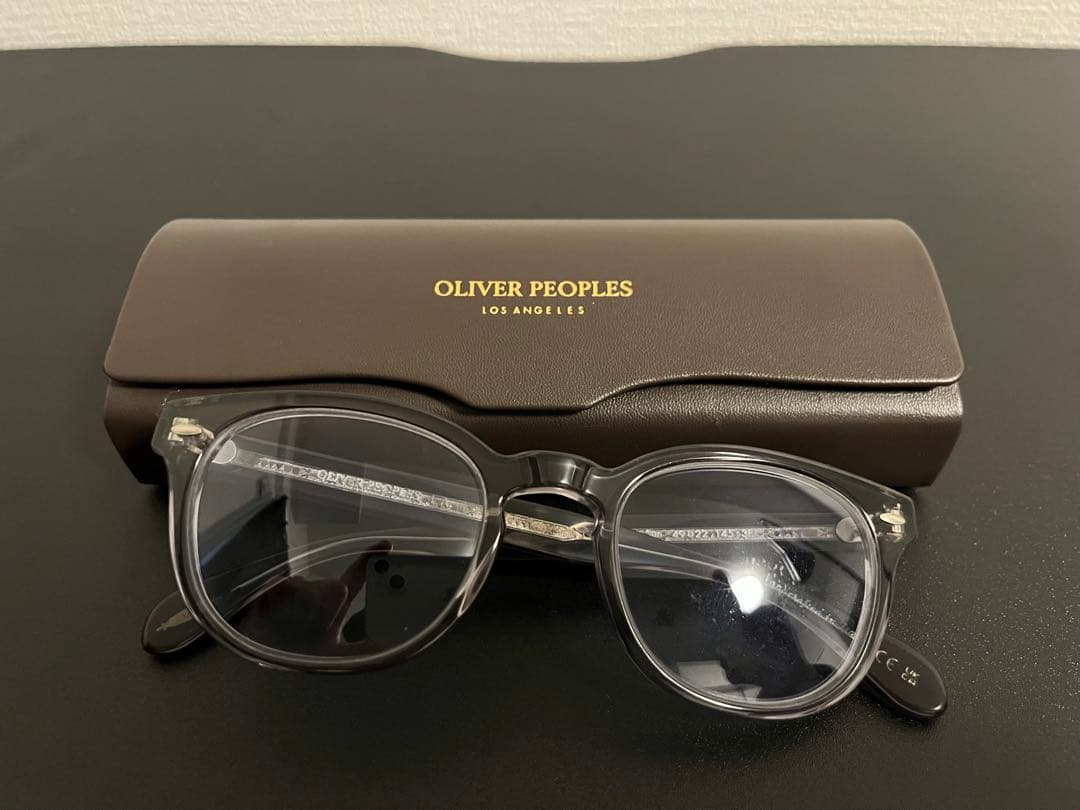 OLIVER PEOPLES Sheldrake クリアグレーサングラス