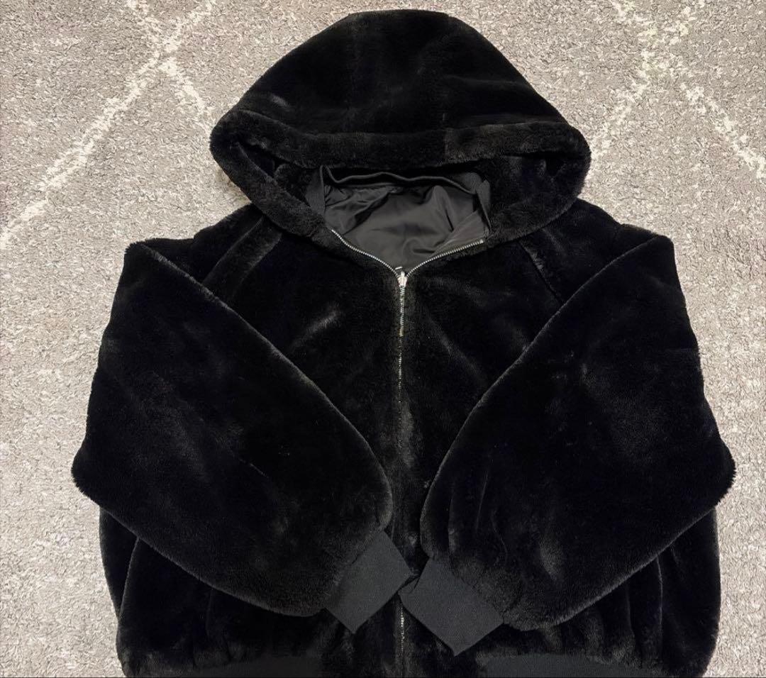 ZARA ザラ/ リバーシブル ボンバージャケット ファージャケット