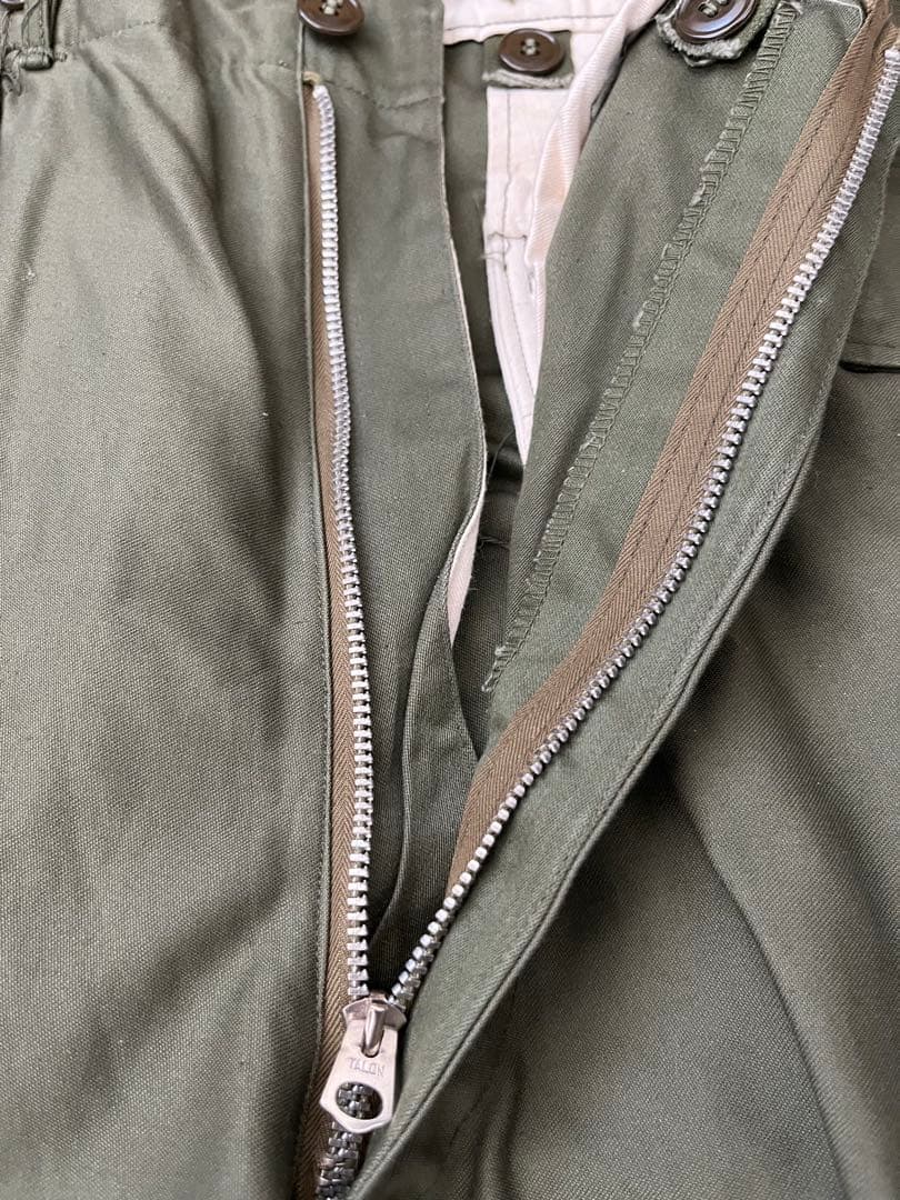 dead stock米軍実物 M-51 TROUSERS アルミジップ　S-R