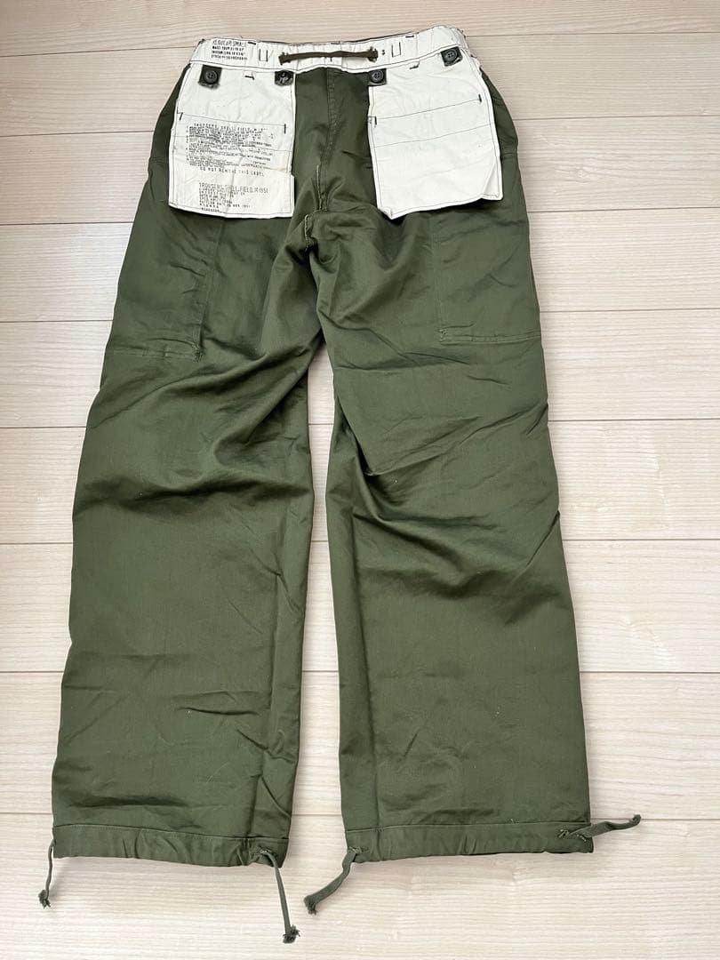 dead stock米軍実物 M-51 TROUSERS アルミジップ　S-R