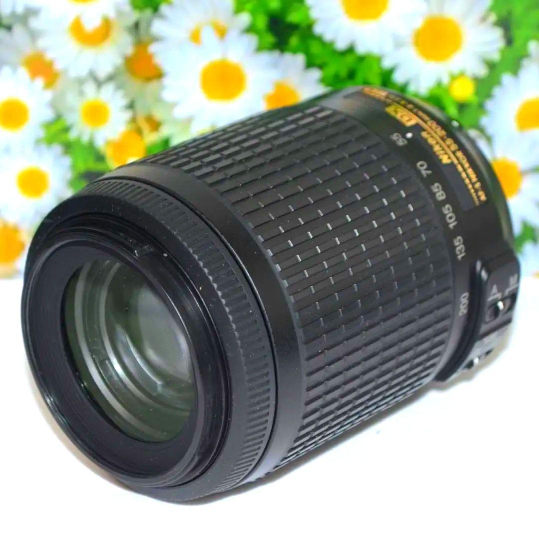 美品☆ニコン Nikon AF-S 55-200mm☆望遠レンズ☆手振れ補正つき