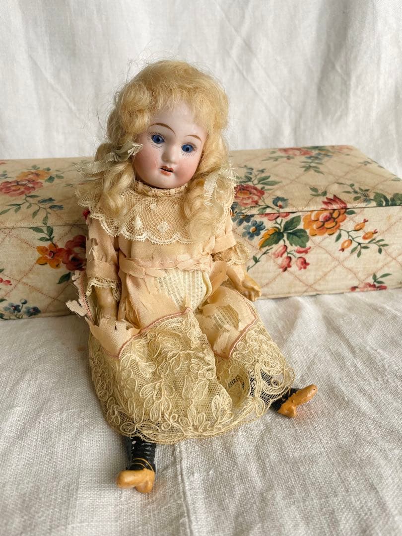 アンティークビスクドール、ミレット、オールオリジナル