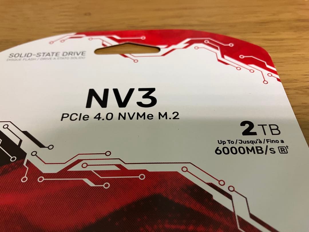 新品Kingston NV3 2TB PCIe 4.0 NVMe M.2 SSD