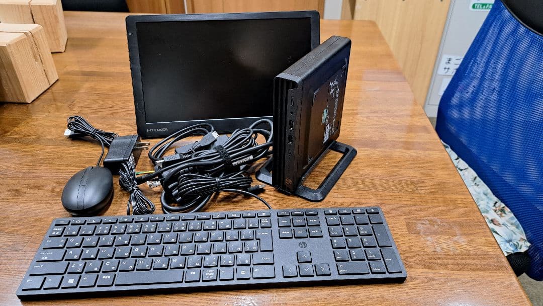 I-O DATA モニターHPデスクトップPC と周辺機器