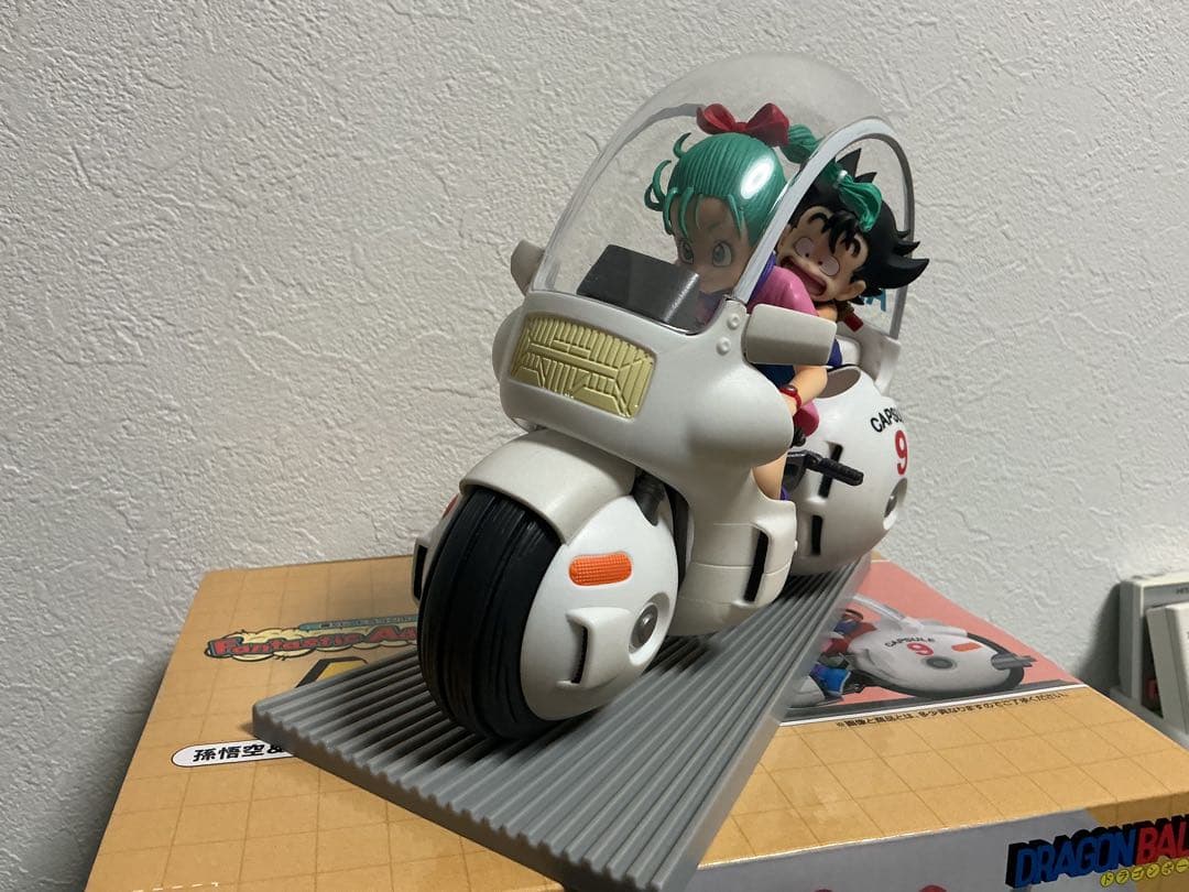 ドラゴンボール 一番くじ A賞 孫悟空＆ブルマ バイクフィギュア