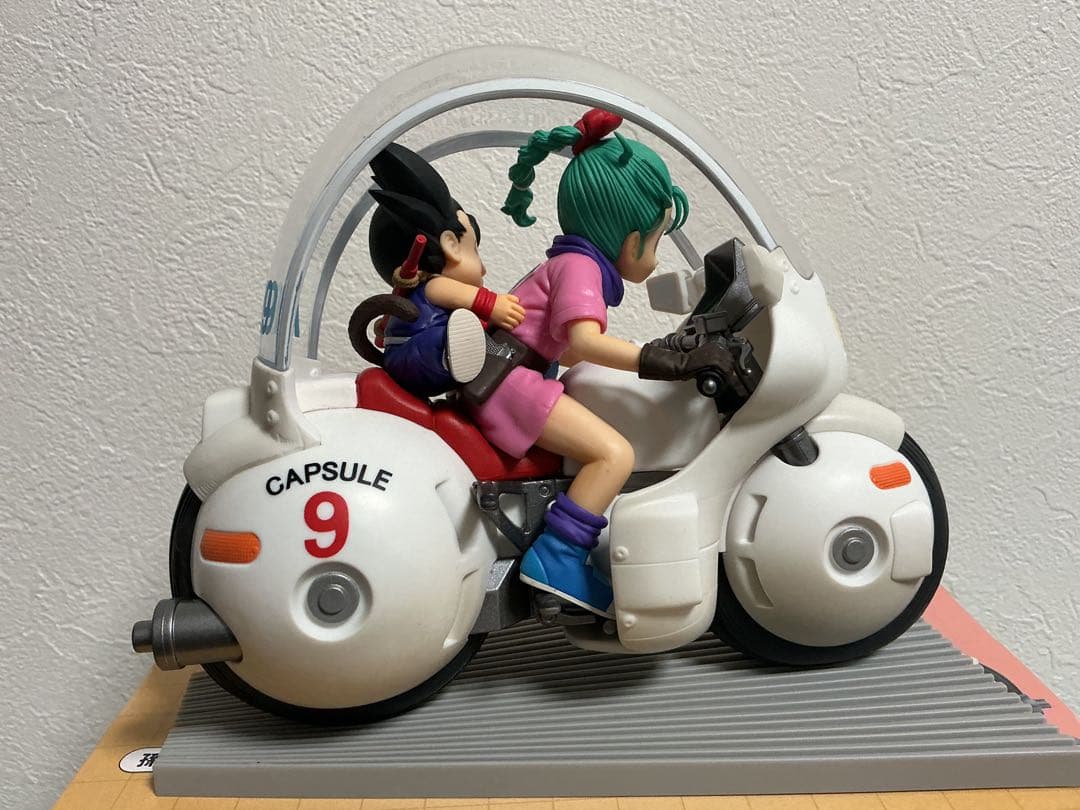 ドラゴンボール 一番くじ A賞 孫悟空＆ブルマ バイクフィギュア