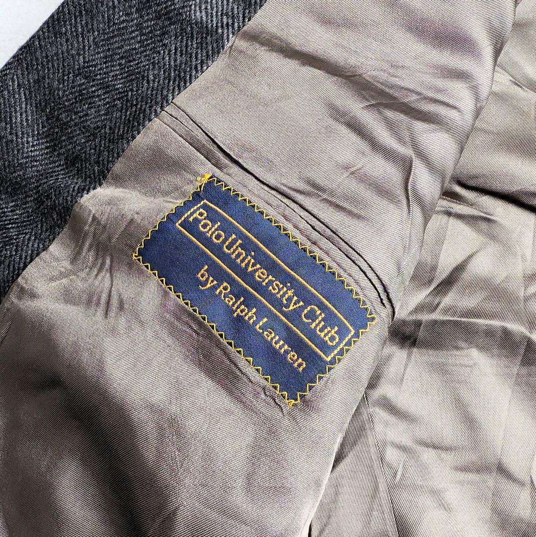 POLO RALPH LAUREN テーラードジャケット ヘリンボーン グレー