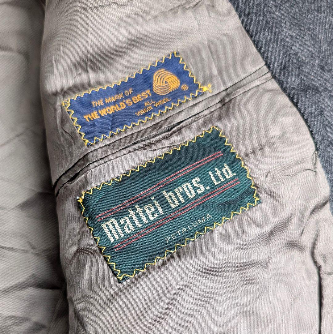 POLO RALPH LAUREN テーラードジャケット ヘリンボーン グレー