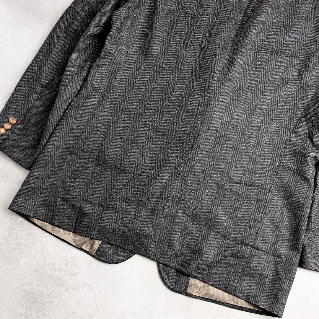 POLO RALPH LAUREN テーラードジャケット ヘリンボーン グレー