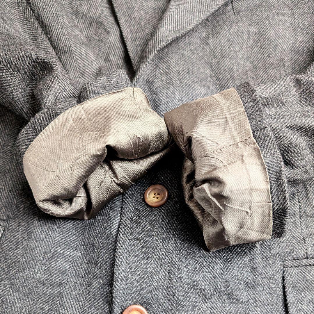 POLO RALPH LAUREN テーラードジャケット ヘリンボーン グレー