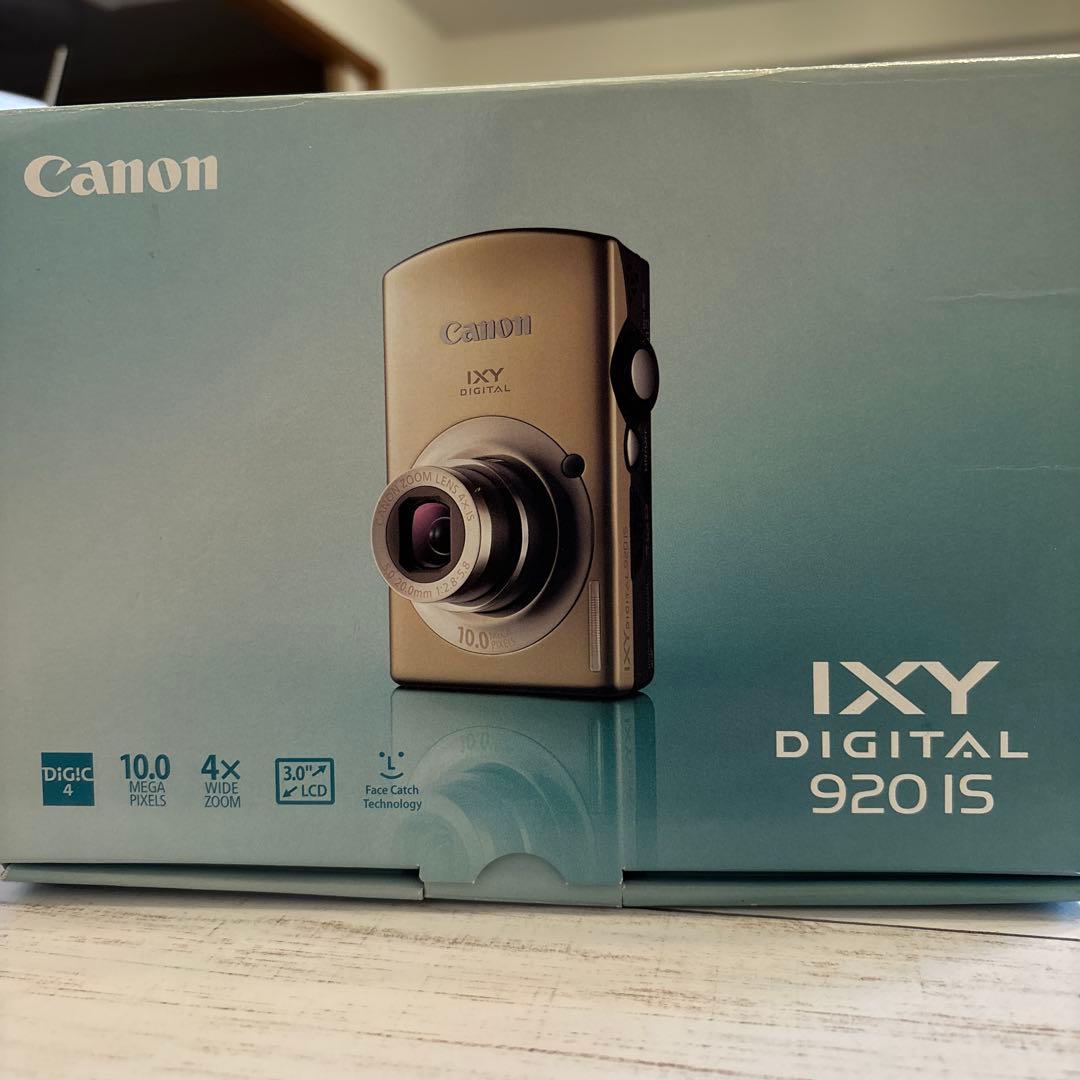 キャノン IXY DIGITAL 920 IS コンパクトデジカメ　外箱 説明書