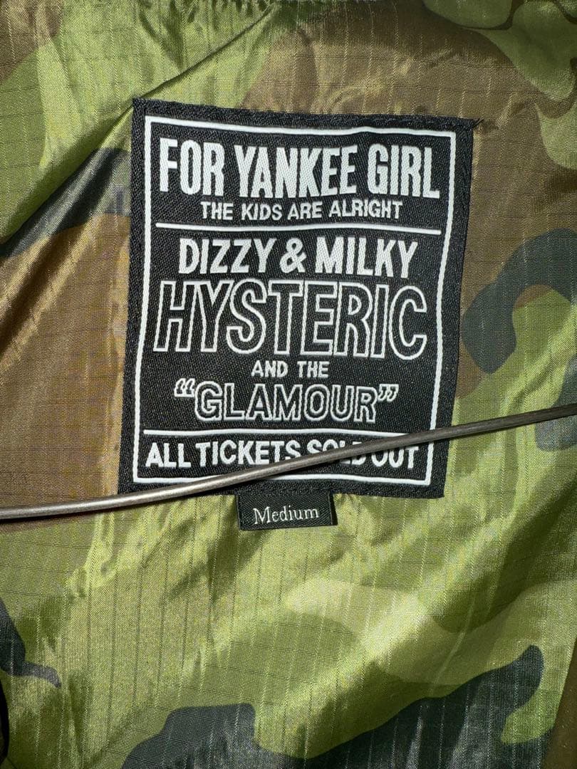 完売品ヒステリックグラマーGUITAR GIRL MICHIGAN刺繍ジャケット