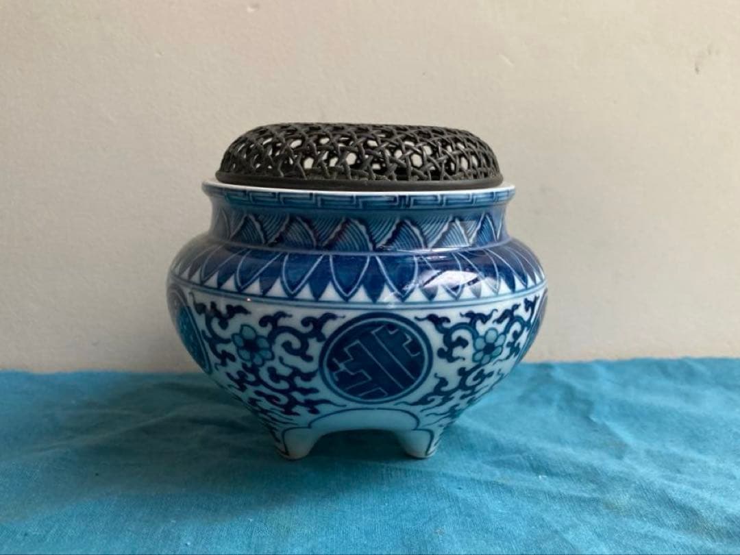 京焼　三浦竹泉　香炉