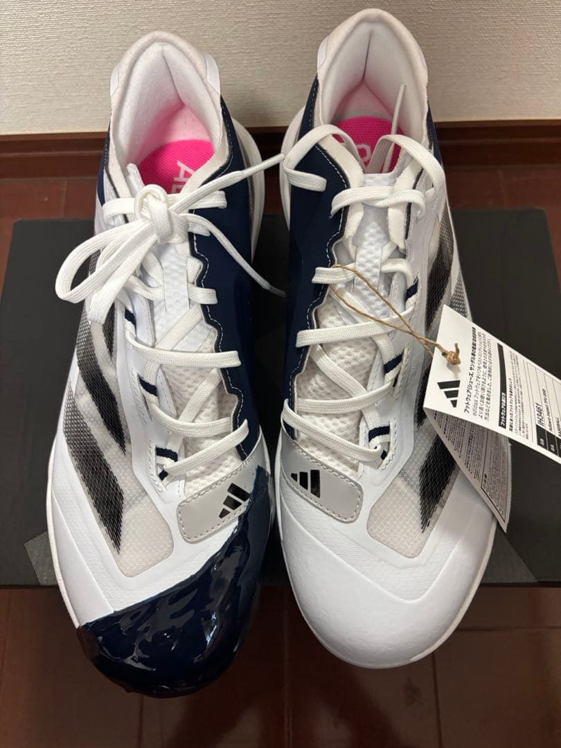 adidas 野球 スパイク ポイント ネイビー 草野球 29.0cm