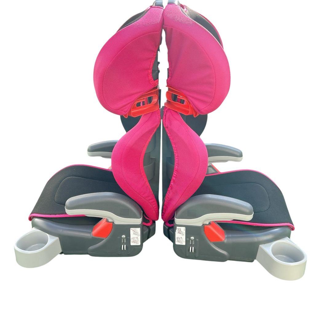 グレコジュニアシート ジュニアマキシカラーズ　ピンク　2台セット