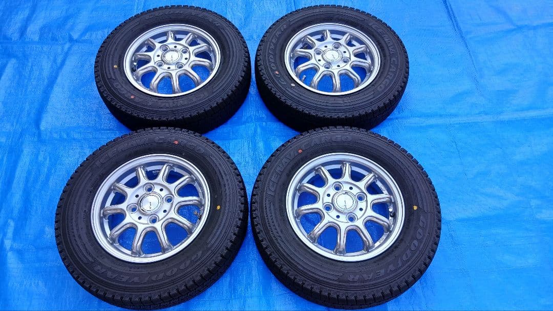 スズキ キャリイ スタッドレスタイヤ・アルミホイール 12インチ 4本セット