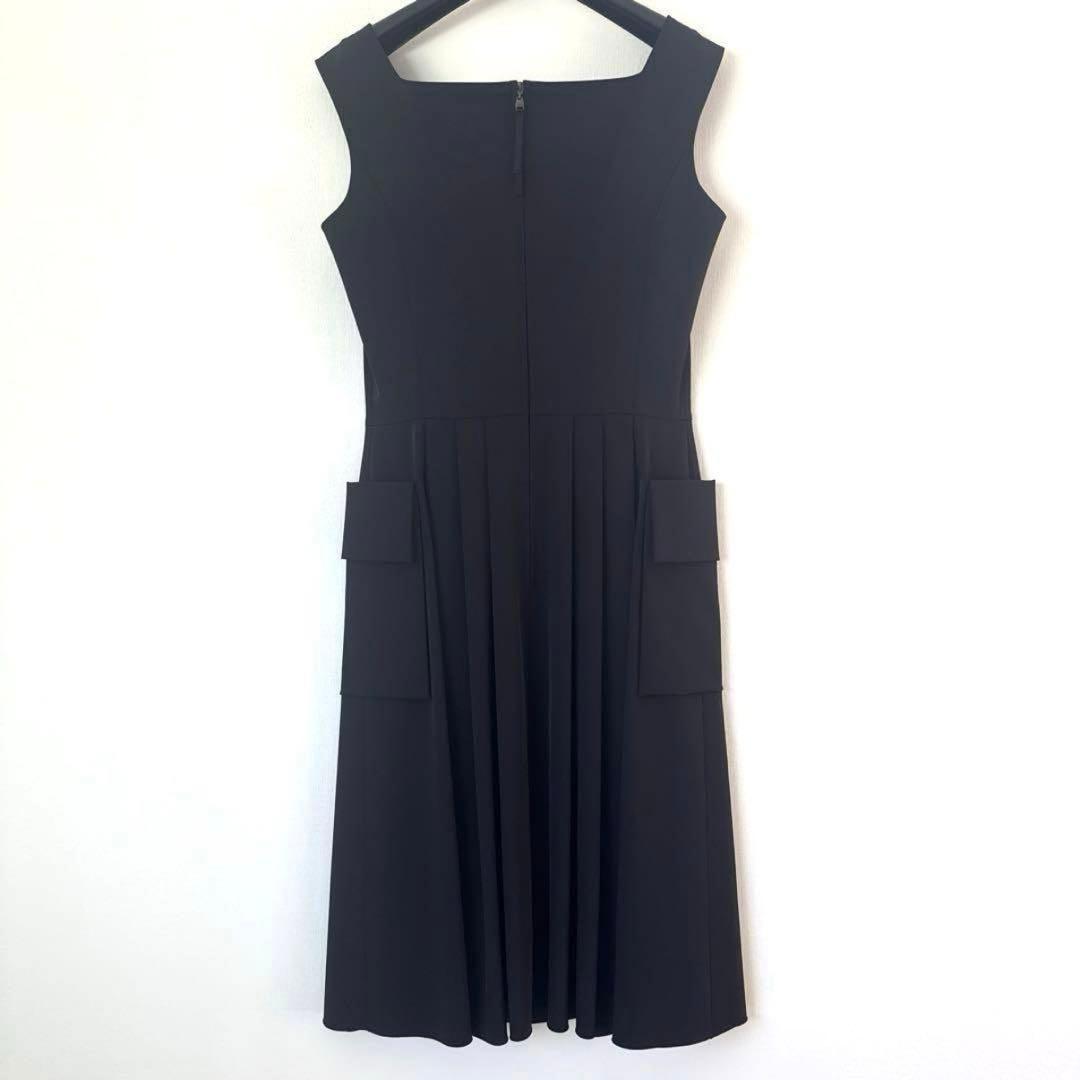 美品 フォクシーニューヨーク ワンピース ブラック ドレス ホリードレス 40