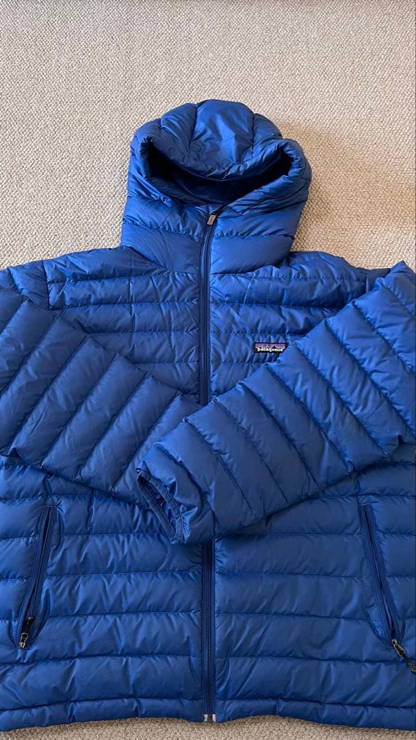 patagonia ダウンパーカー ブルー
