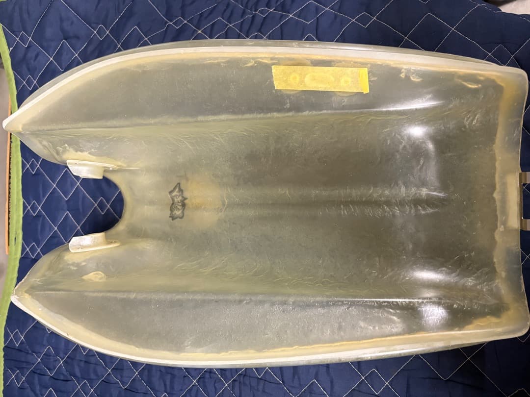 専用　GT380後期　未使用品イチパチクリアタンク、サイドカバーセット