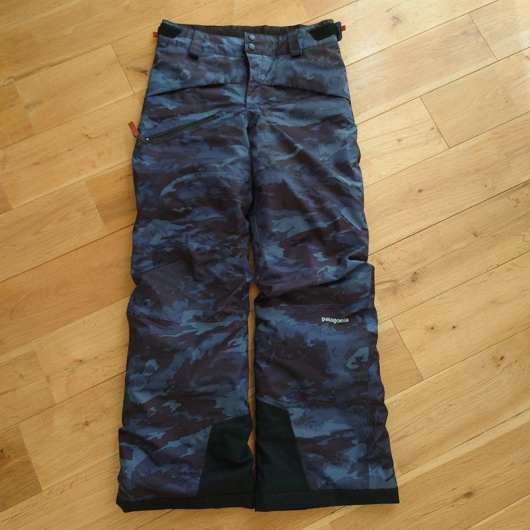 美品　patagonia ボーイズ・スノーショット・パンツ スノーウェア L