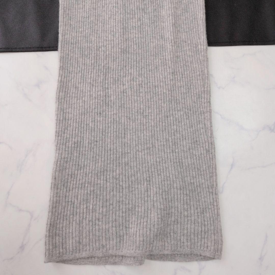 専用 ウィムガゼット ニットワンピース カシミヤ100% グレー Vネック F