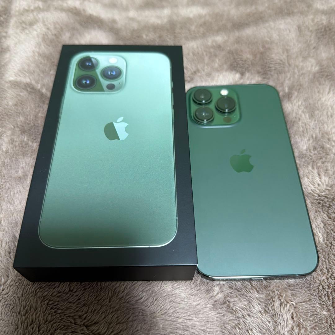 Apple iPhone 13 Pro グリーン 本体 標準カメラ損傷あり