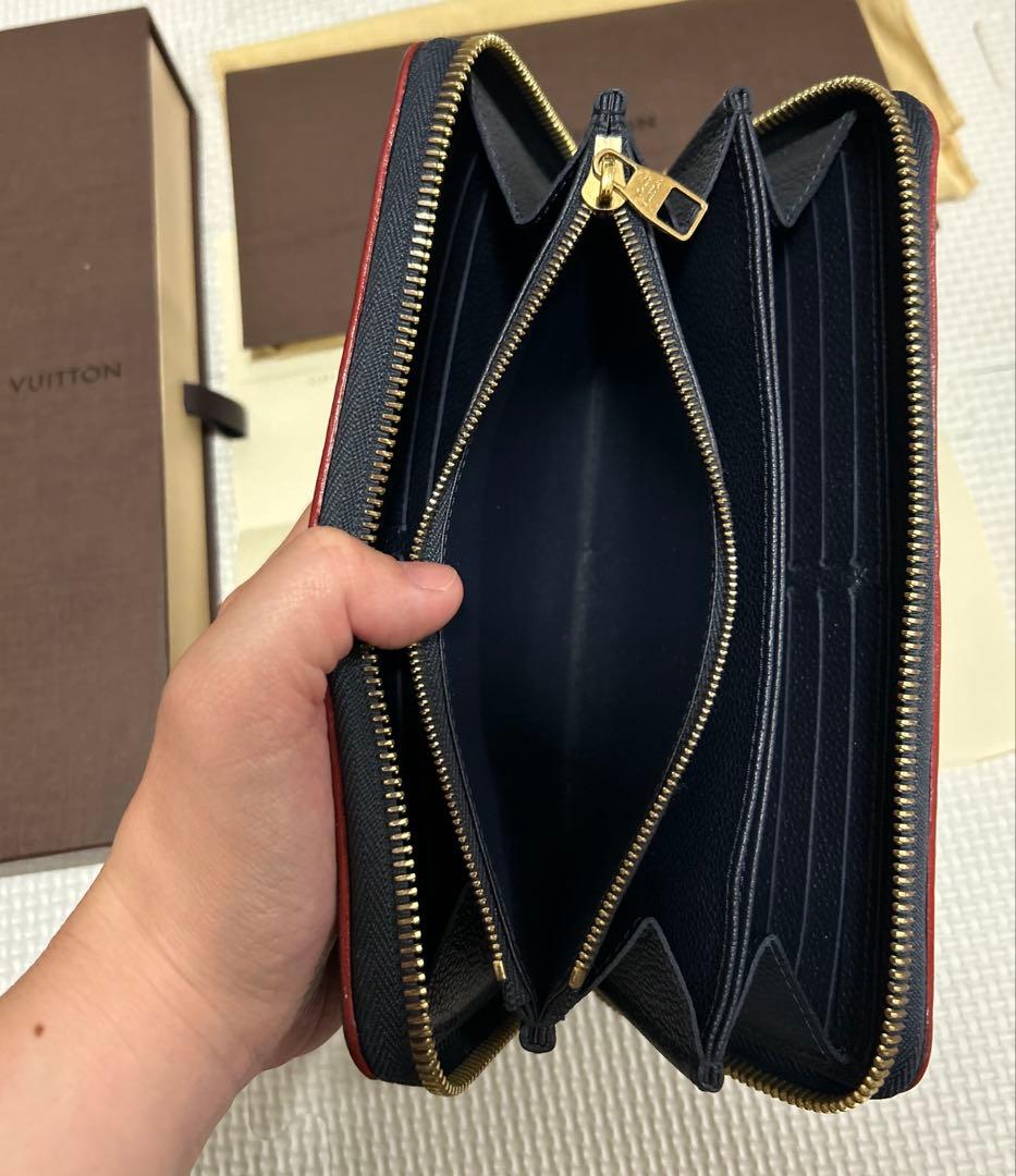 【taka】ルイヴィトン M62121 ジッピー・ウォレット　ネイビー