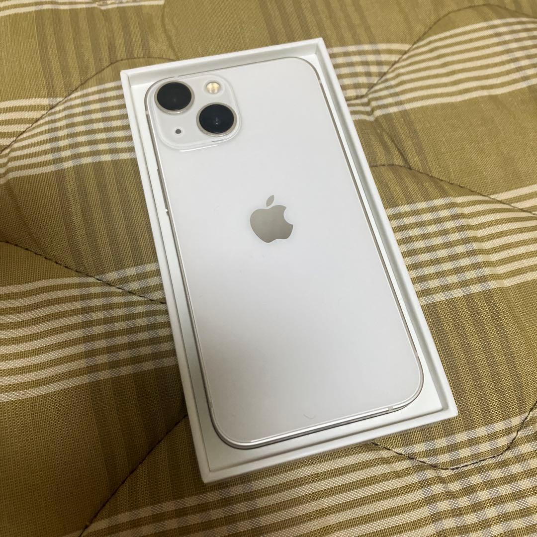 【極美品】iPhone 13 mini スターライト 256GB