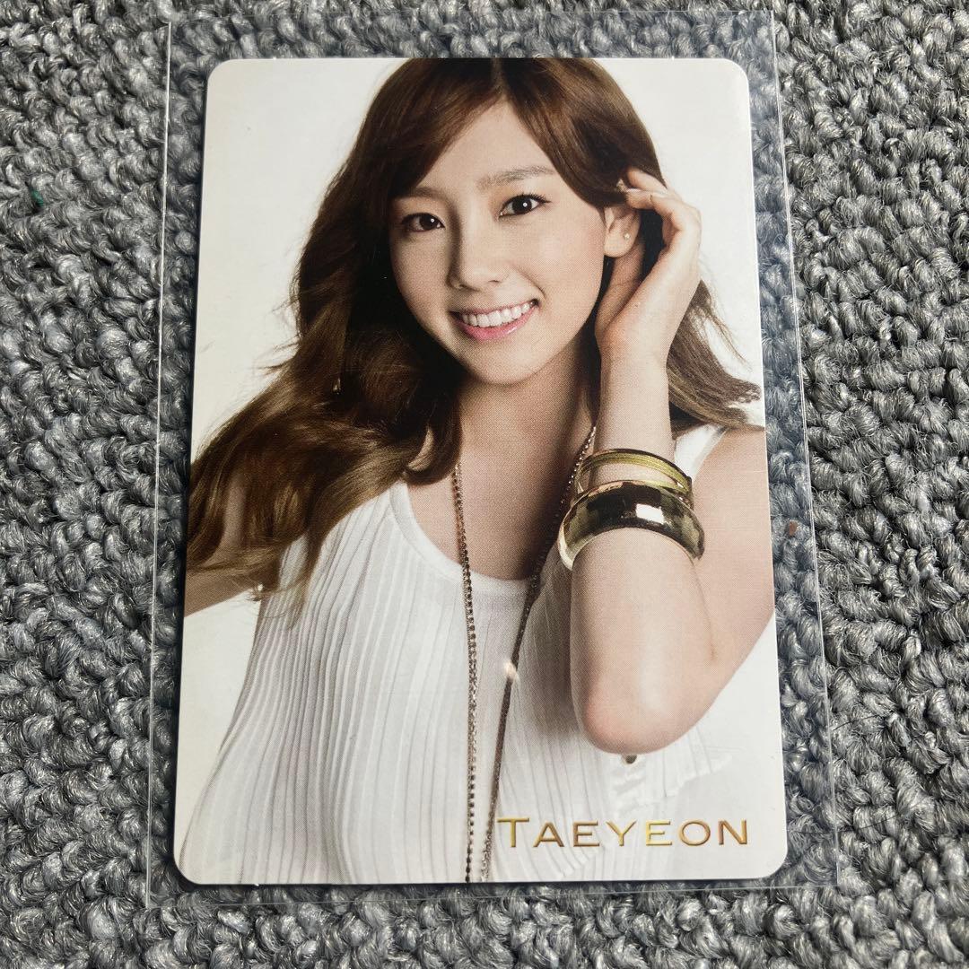 少女時代　テヨン　GENIE 日本盤　トレカ　グッズ　公式　taeyeon