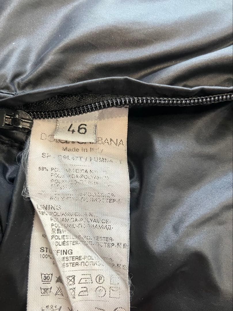 Dolce & Gabbana ブラックダウンジャケット