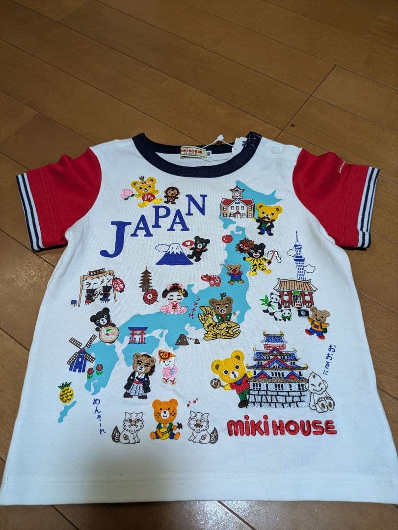 ミキハウス 50周年記念Tシャツ 90 未使用 タグ付き