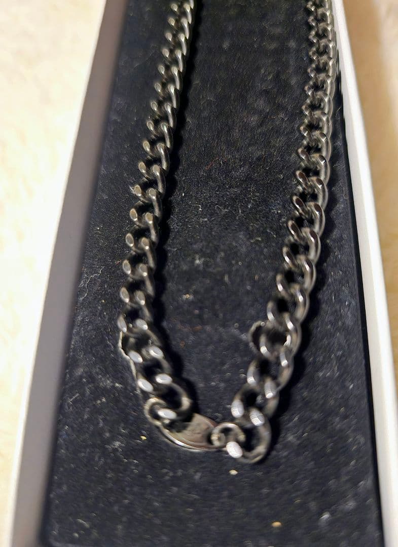 ファイテン 炭化チタンチェーンネックレス 65cm 【美品】