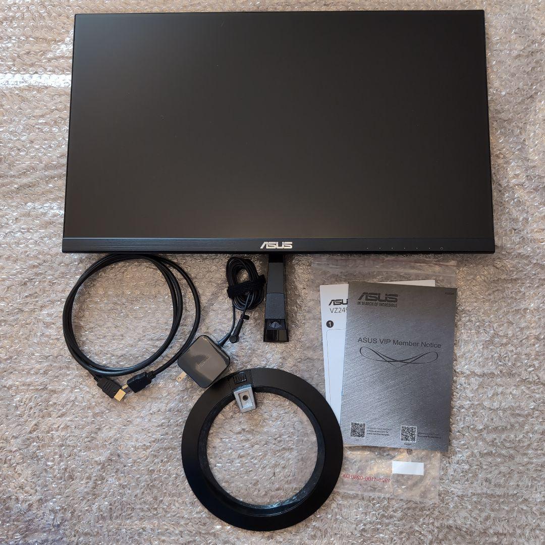 ASUS VZ249HR モニター【24年12月購入】HDMIケーブル付き