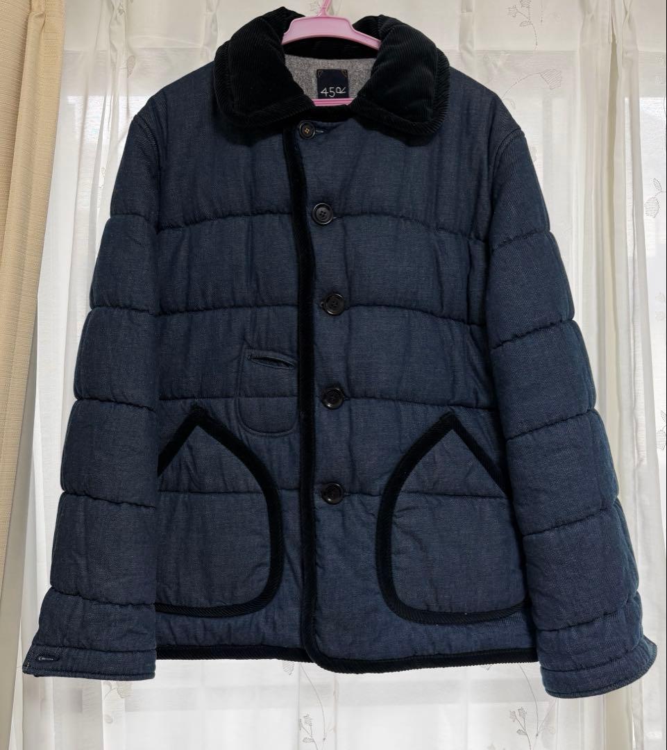 【お値下げ中】45rpm 小麦　デニム　キルティングジャケット