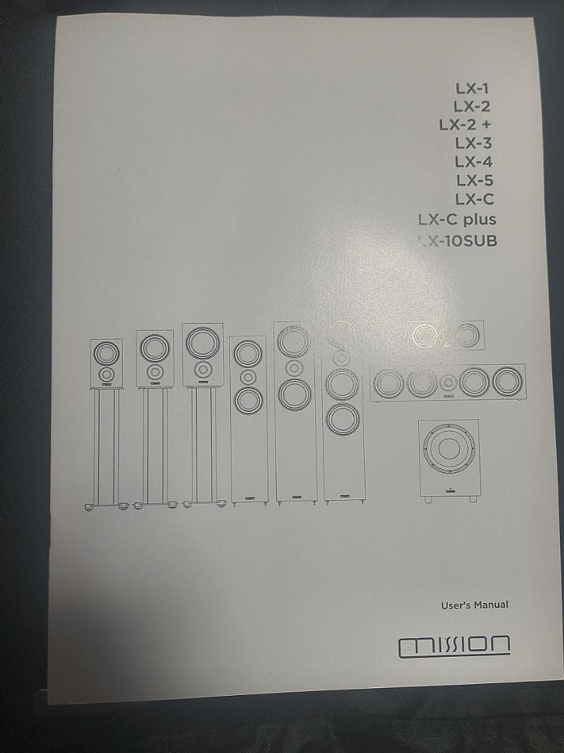 Mission LX-2 ブックシェルフスピーカー 2台1組 （チェリー）