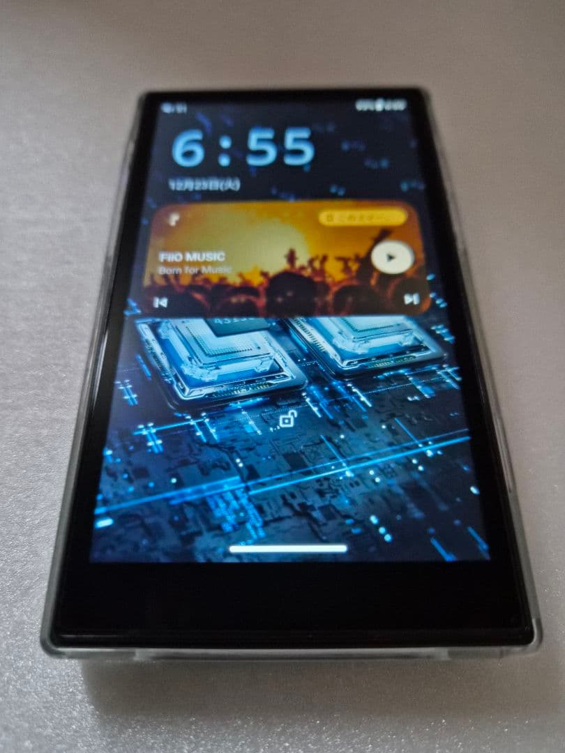 FIIO-JM21[ハイレゾ対応]黒　レザーケース　microSD512GB付