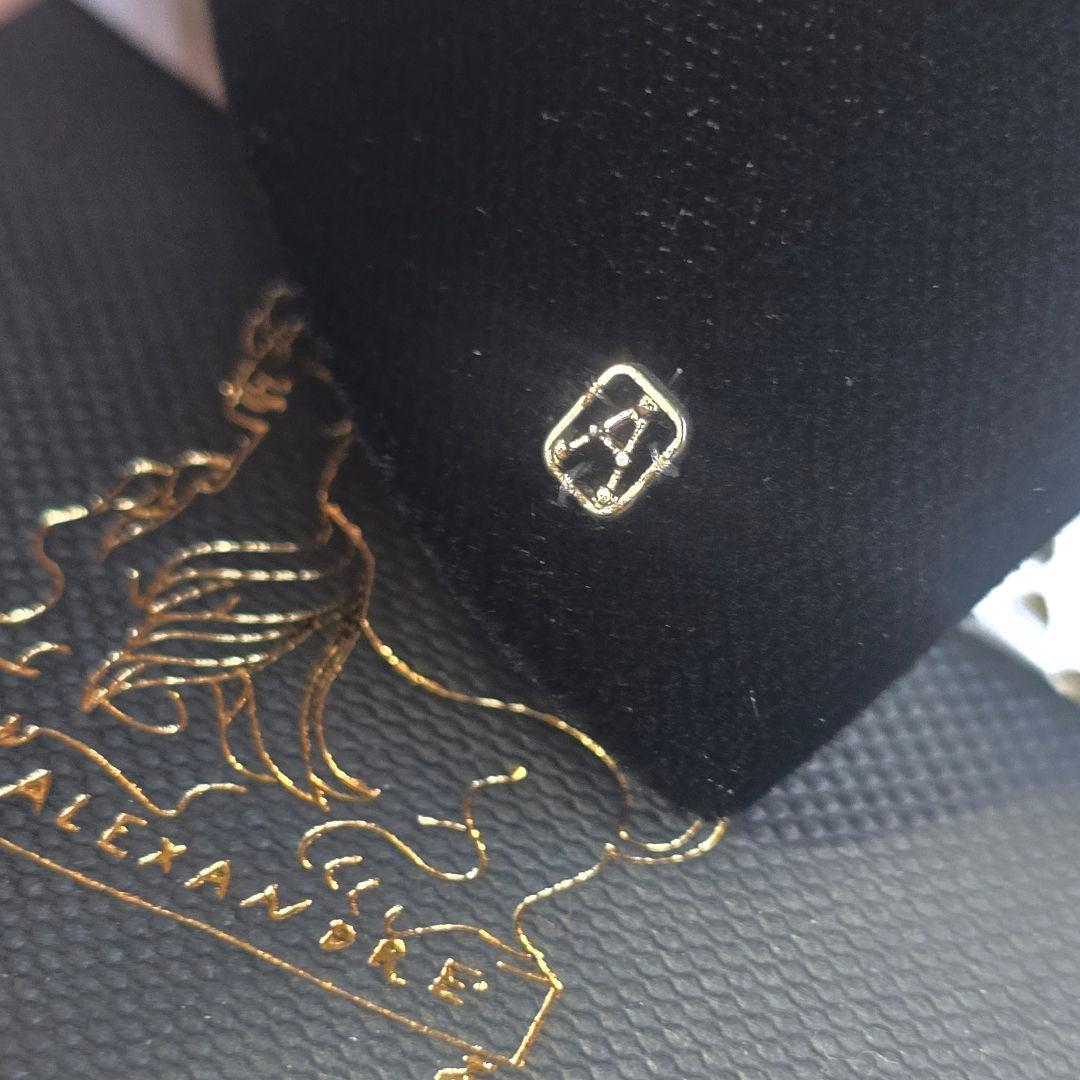 ALEXANDRE DE PARIS　かわいいリボンバレッタ　ブラック