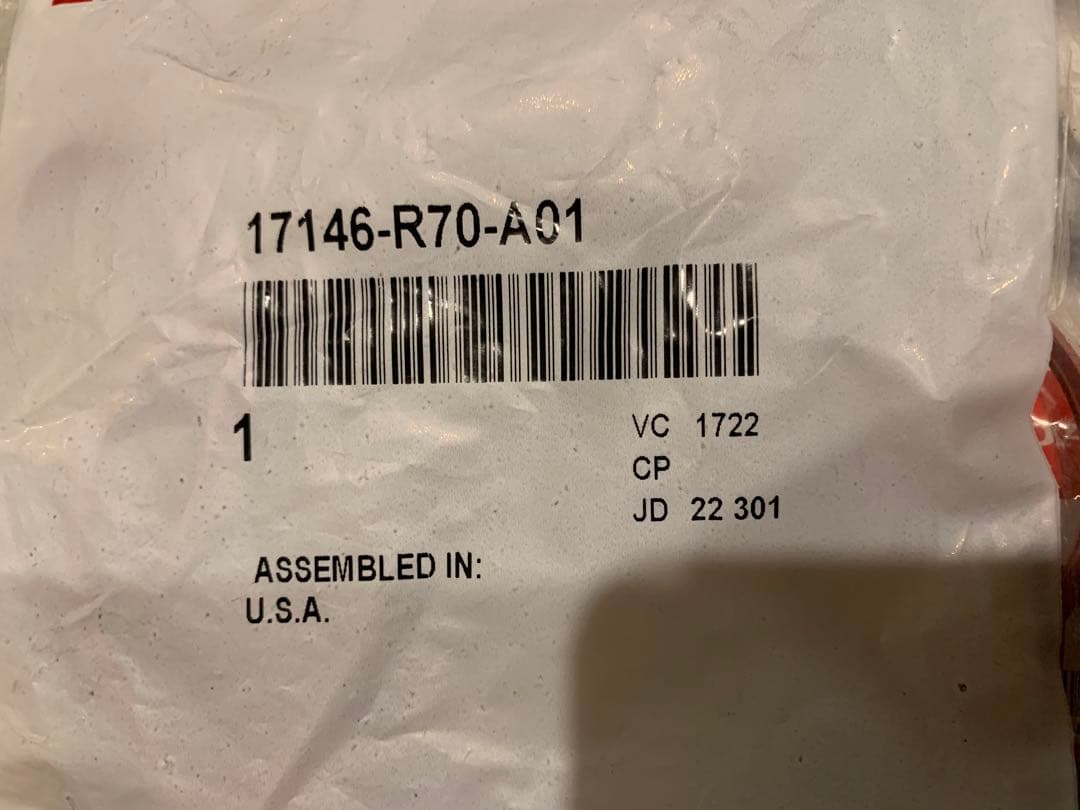 米国ホンダ オデッセイ　RL5 バルブカバー、インマニガスケットセット